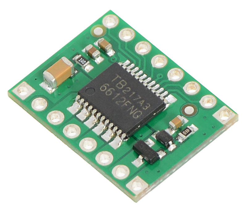 TB6612FNG dual motor driver carrier (latest version with all ceramic capacitors).